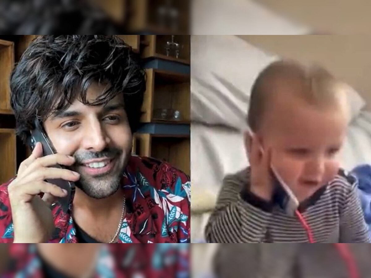 Kartik Aryan: छोटे बच्चे के साथ कार्तिक आर्यन ने शेयर की मजेदार वीडियो, भूलभुलैया 2 के लिए दिखे उत्सुक