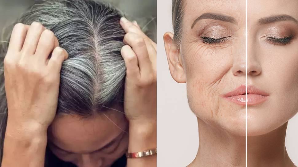 vitamin c deficiency leads to white hair problem and aging skin know