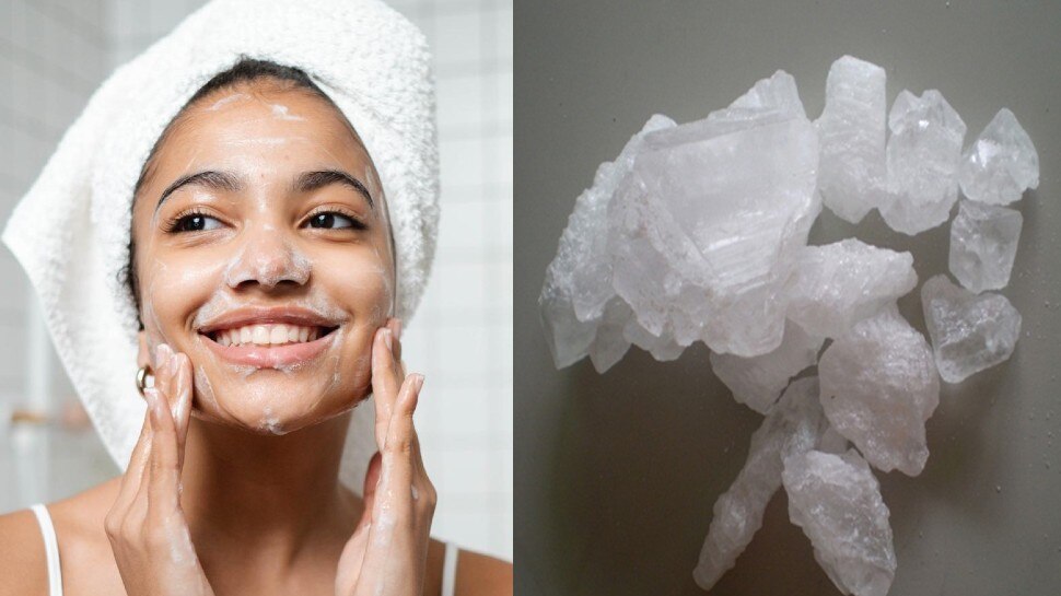 glowing skin tips Benefits of washing face with alum water face wash