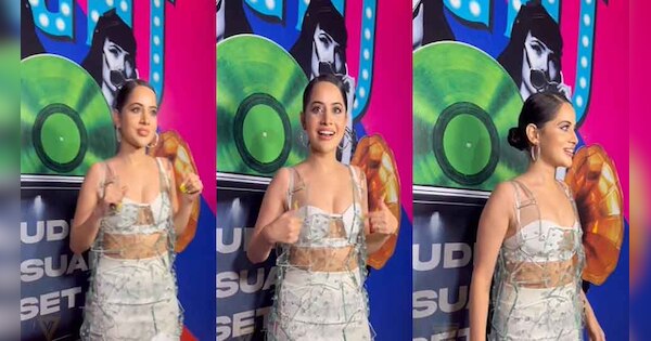 Urfi Javed wore a 20 kg dress made of glass, watch this unique style of ...