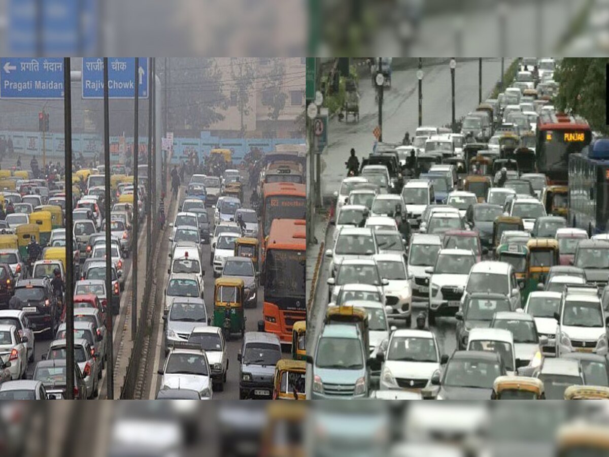 Traffic Jam: दिल्‍ली-NCR में बारिश से कई इलाकों में भीषण ट्रैफिक जाम, सड़कों पर फंसी गाड़ियां; कई उड़ानें भी रद्द