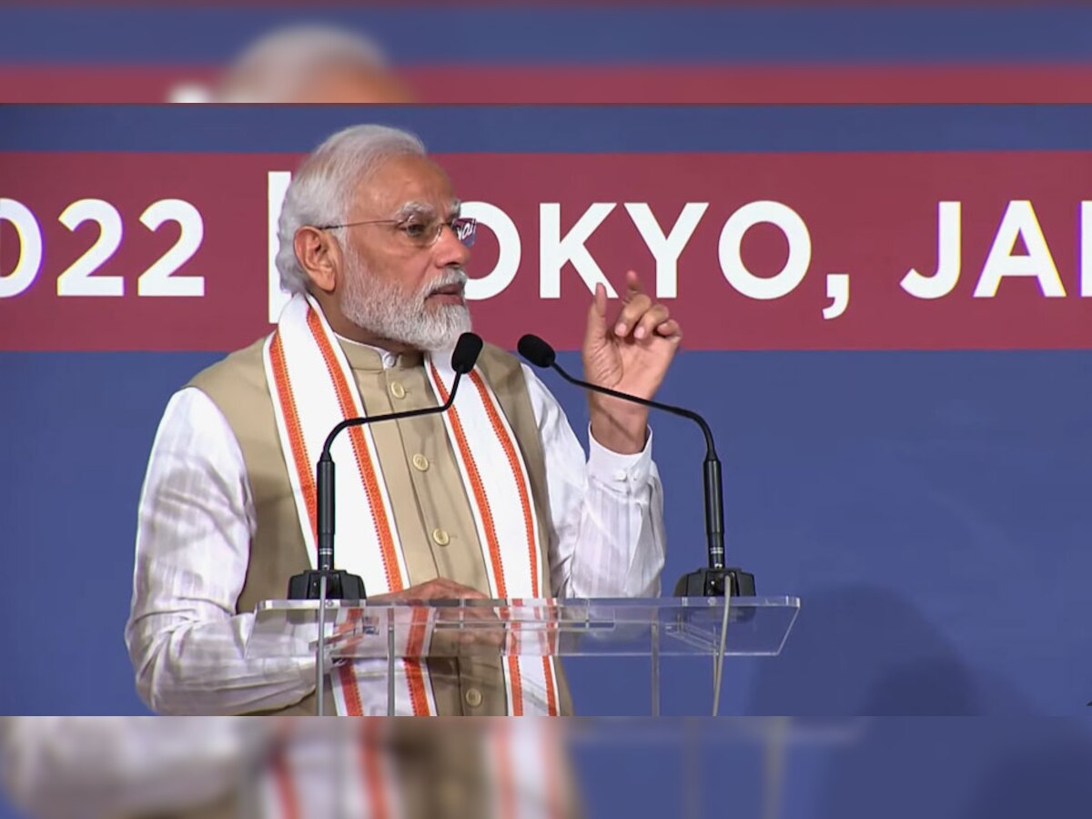 जापान में भारतीयों के बीच PM मोदी, बोले- मुझे मक्खन पर लकीर करने में मजा नहीं आता है, मैं पत्थर पर लकीर करता हूं