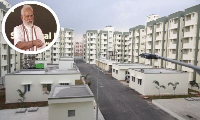 अमेरिका-फिनलैंड में इस्तेमाल होने वाली तकनीक से पीएम आवास योजना में बने 1,152 घर, गुरुवार को पीएम मोदी देंगे सौगात