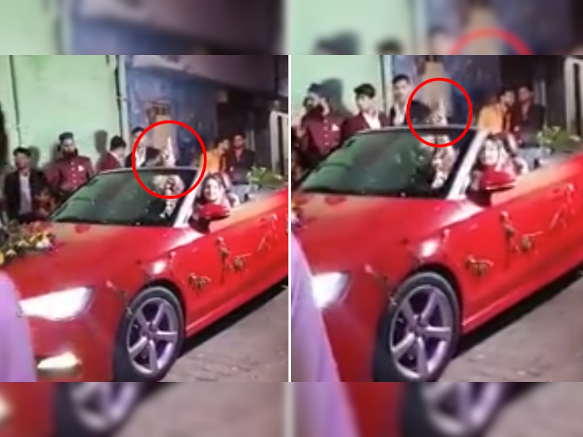 Wedding Video: ओपन कार में बैठकर ससुराल आई दुल्हन, दूल्हे संग किया ऐसा काम कि पीछे पड़ गई पुलिस