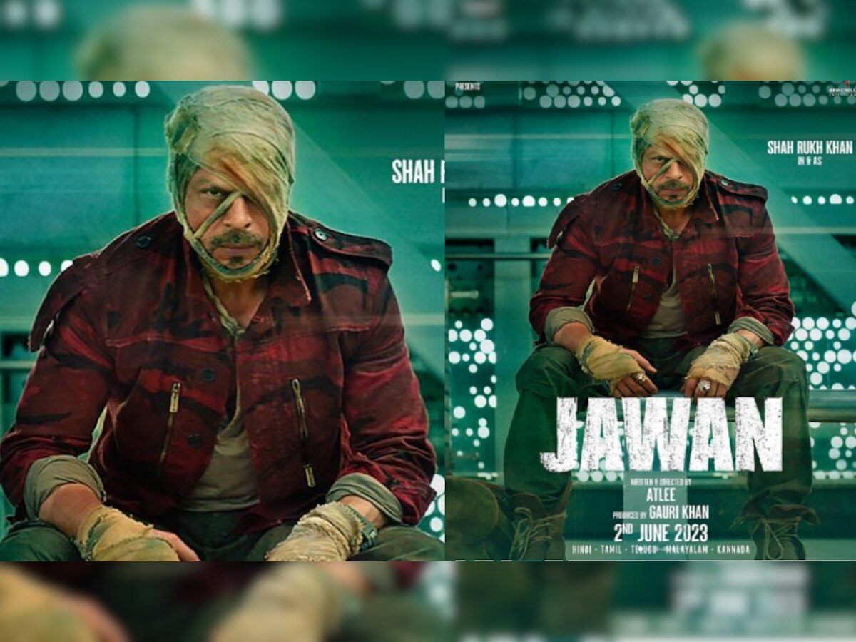 Shah Rukh Khan Jawan First Poster Out: शाहरुख खान ने शेयर किया अपनी फिल्म 'जवान' का पहला पोस्टर