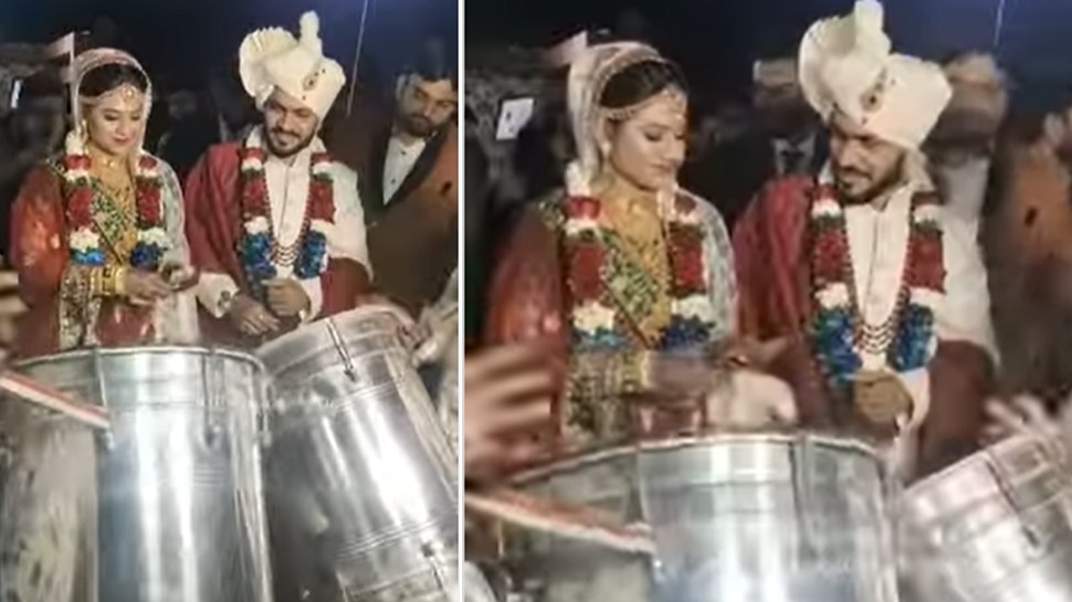 Video: सरेआम बैंड बाजा वाले के ऊपर नोट उड़ाने लगी दुल्हन, फिर दूल्हे ने किया ऐसा इशारा