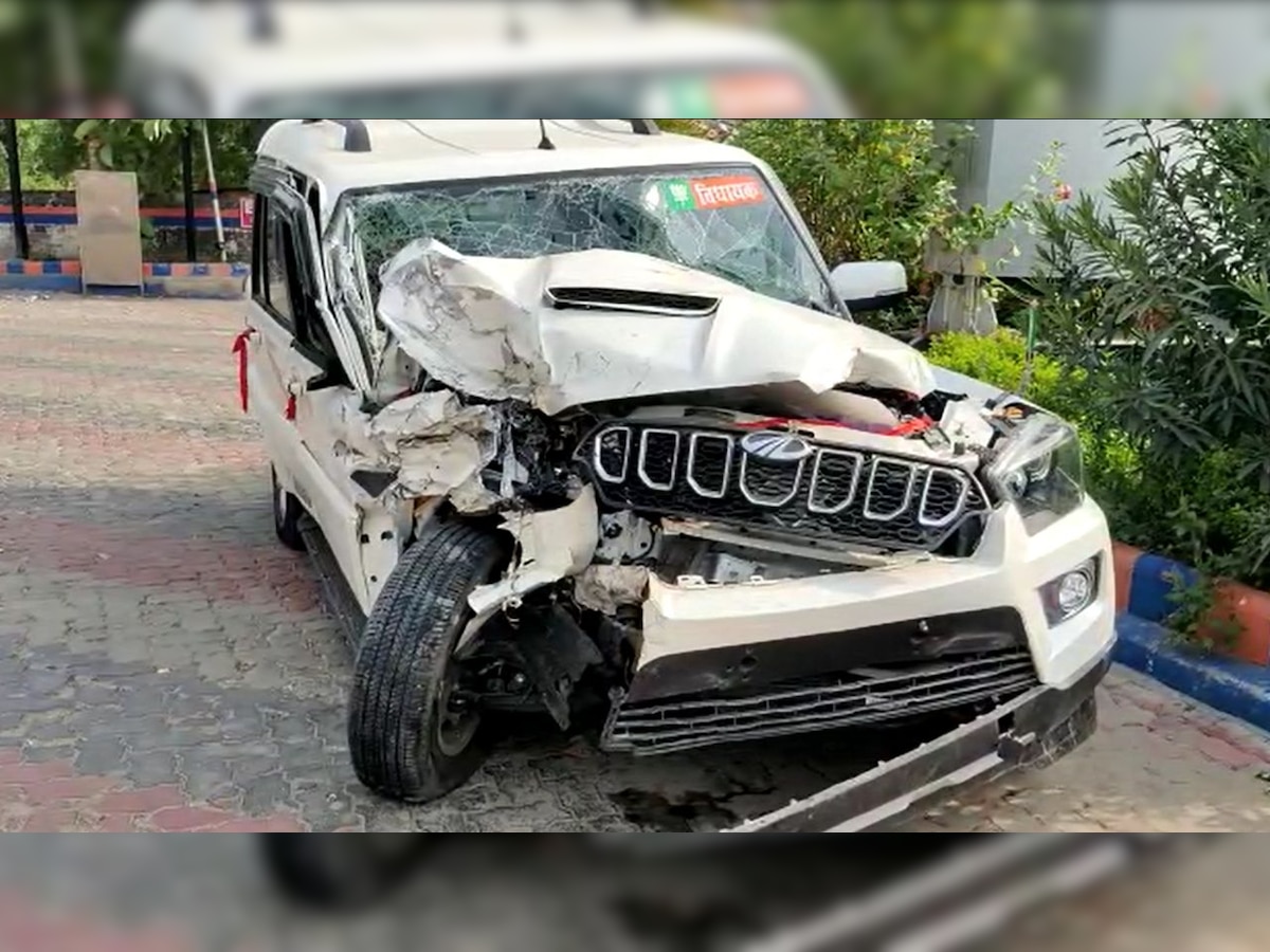 BJP विधायक की गाड़ी डंपर से टकराई, हालत गम्भीर, वाराणसी ट्रामा सेंटर में भर्ती