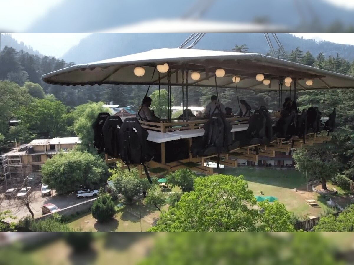 Manali now boasts of a flying restaurant, Open air flying dining at a ...