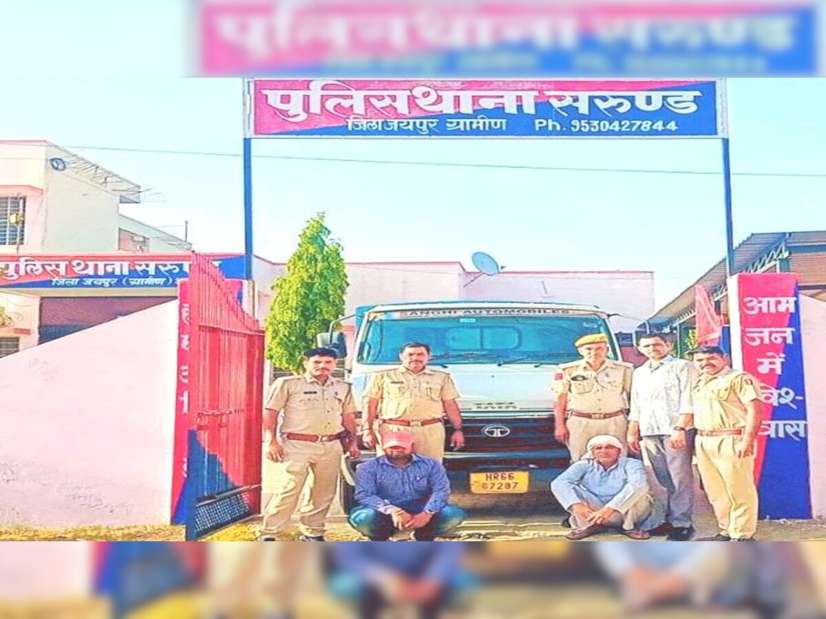 कोटपुतली पुलिस की बड़ी कार्रवाई, अवैध विस्फोटक सामग्री का ट्रक जब्त 