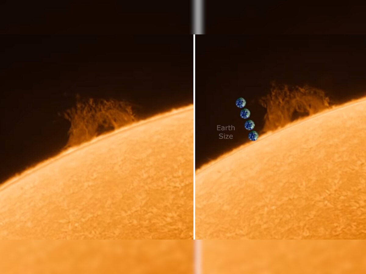 शौकिया फोटोग्राफर ने कैमरे से रिकॉर्ड किया Solar Storm, सूरज की सतह पर दिखा 'खौफनाक मंजर'