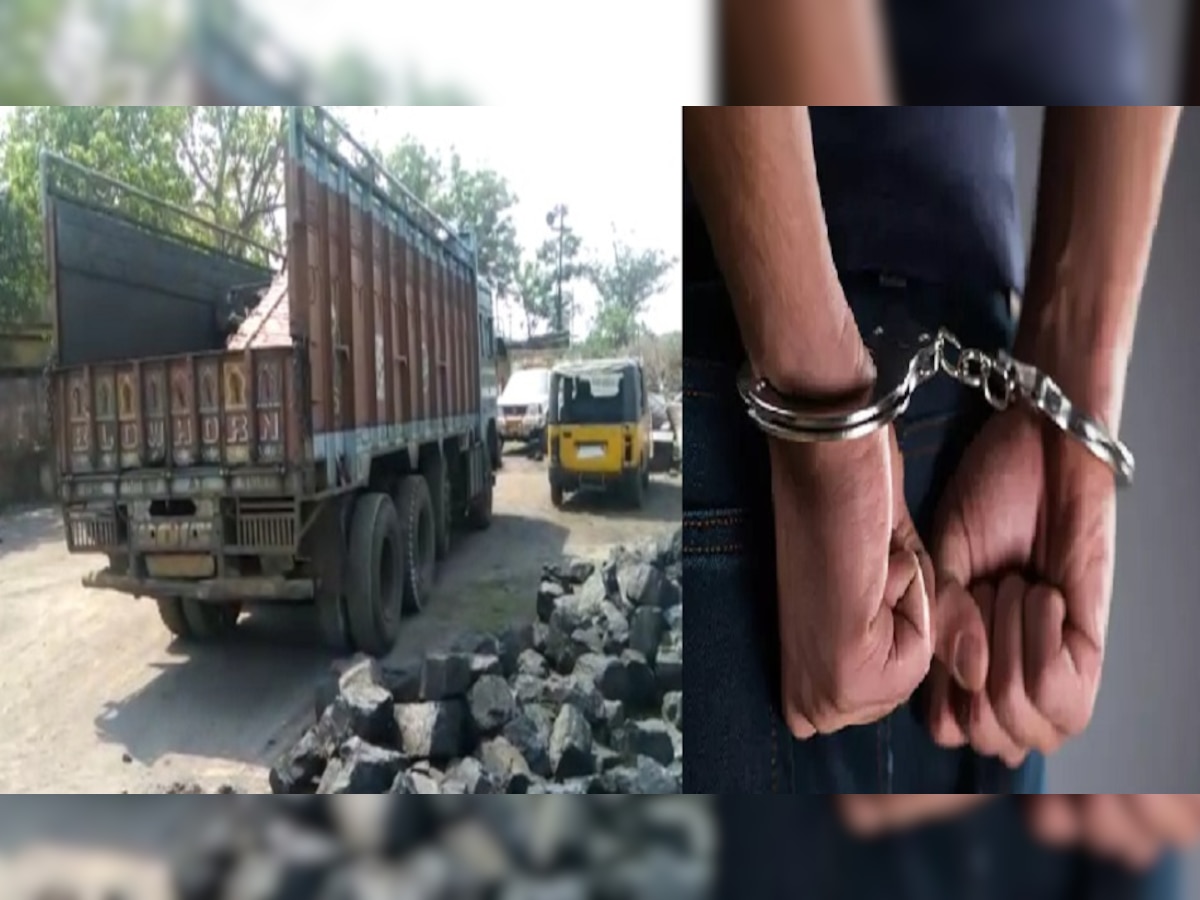 चतरा पुलिस को मिली सफलता, करीब 26 टन अवैध कोयले के साथ चार तस्कर गिरफ्तार