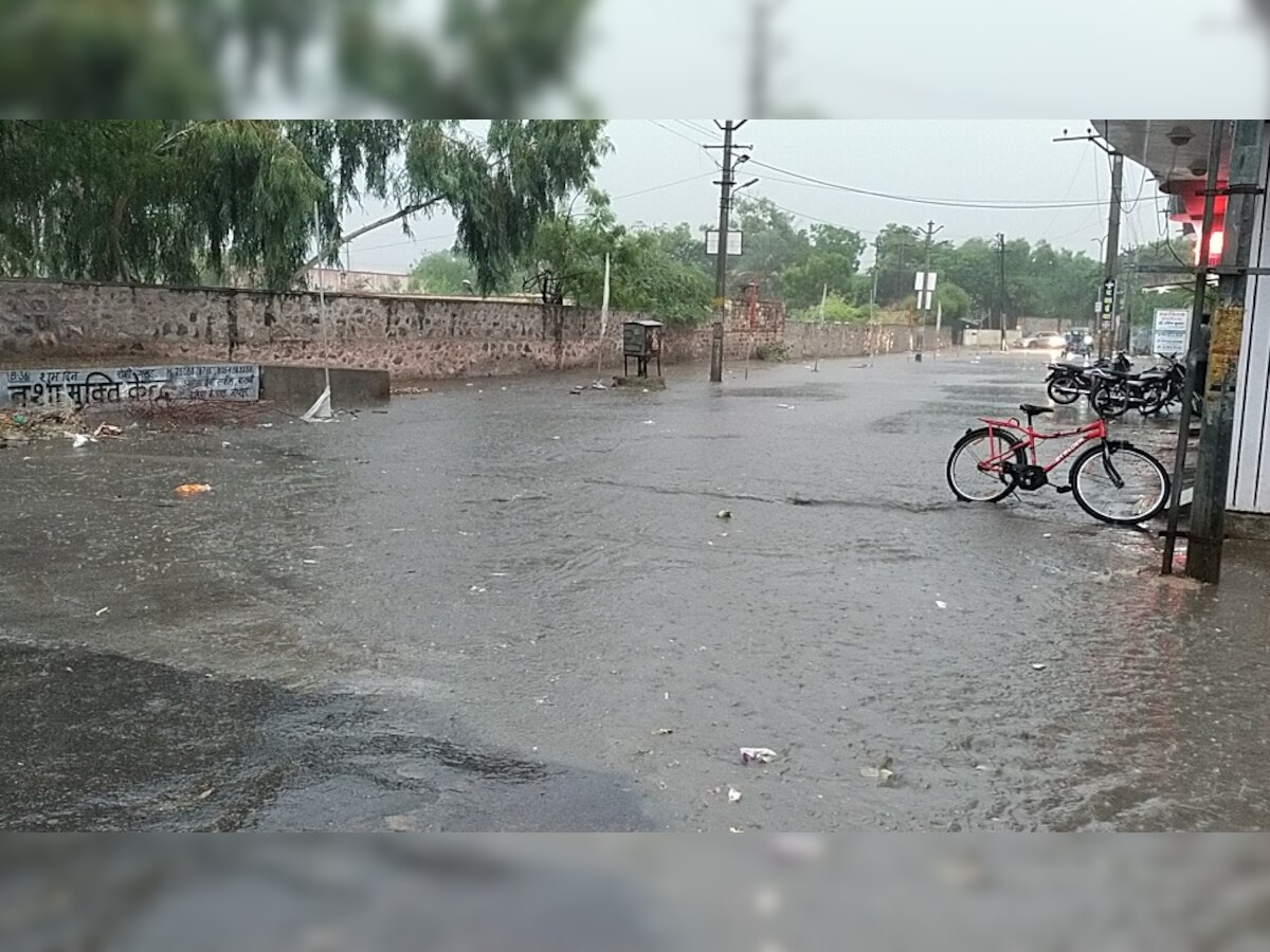 बाड़मेर में मौसम का बदला मिजाज, प्री मानसून ने दी दस्तक, रिमझिम बारिश का दौर हुआ शुरू