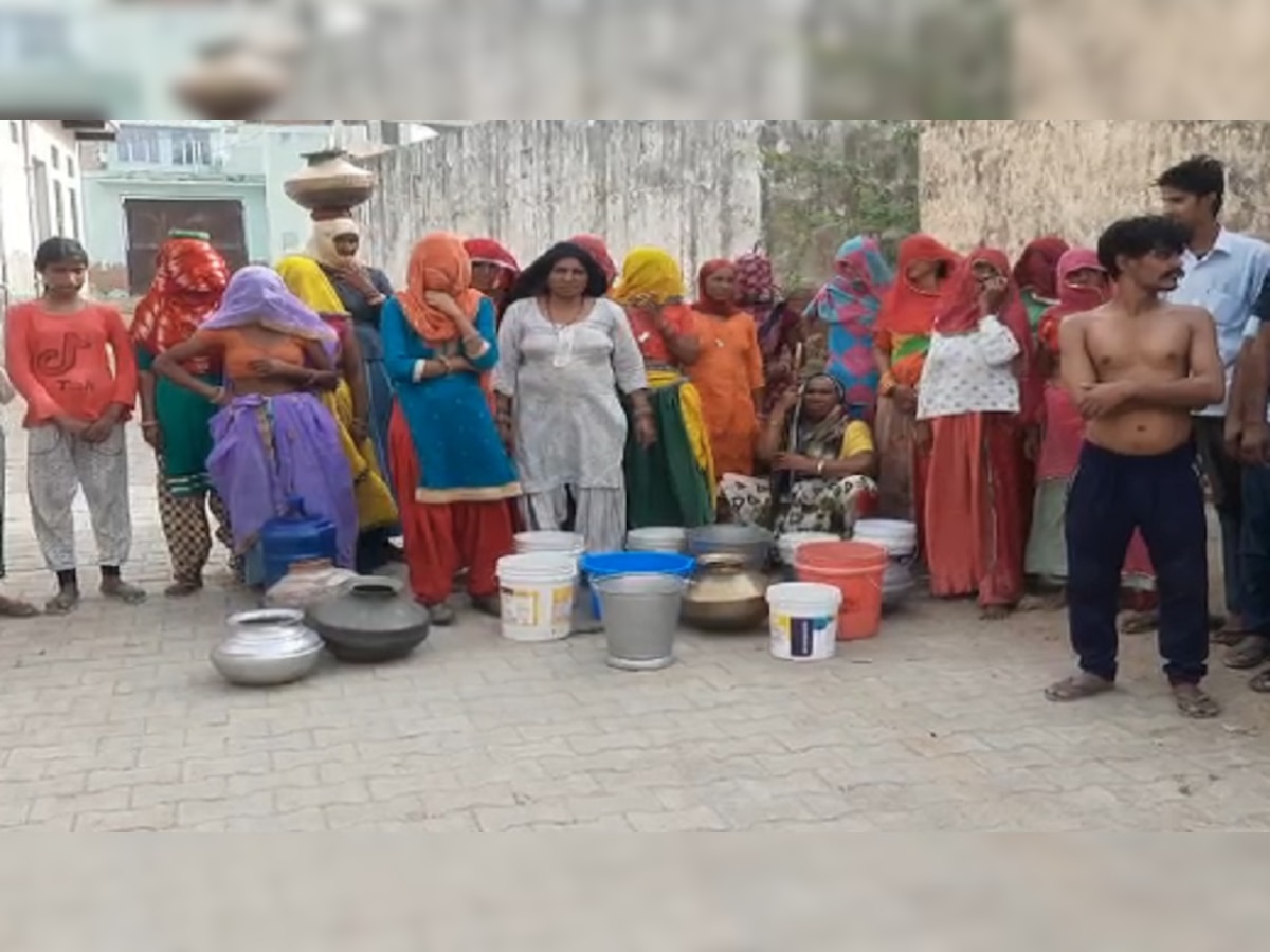 बुहाना में पानी की किल्लत बरकरार, महिलाओं ने जताया विरोध