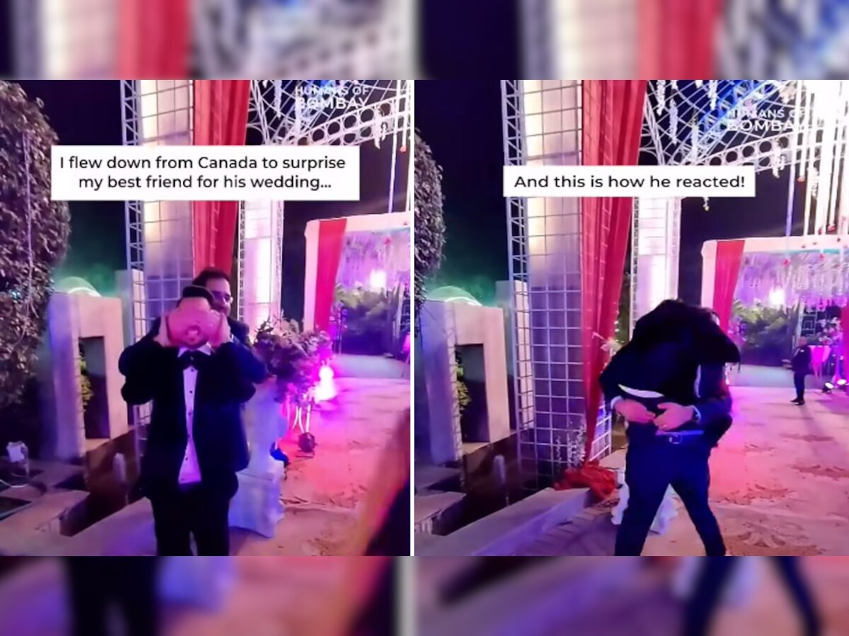 Viral Video: दोस्त की शादी में अचानक पहुंचा शख्स, VIDEO देख लोग बोले- वाह! सरप्राइज हो तो ऐसा