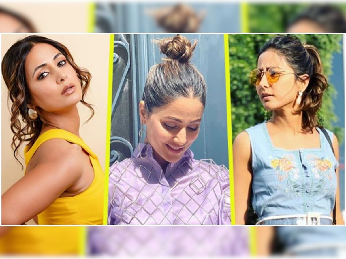 Hair Style Tips: गर्मियों में दिखना है स्टाइलिश, तो फॉलो करें Hina khan के ये हेयरस्टाइल