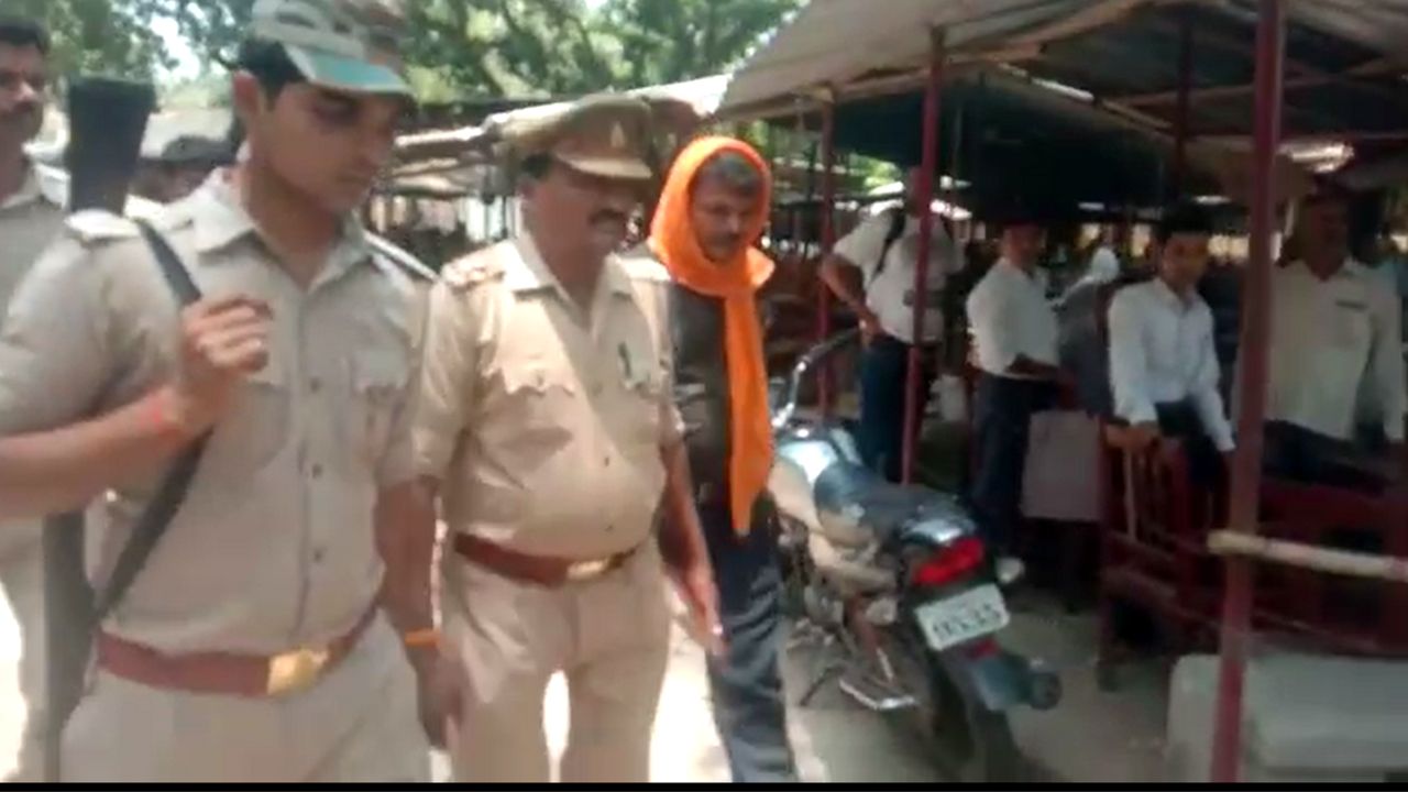 Ballia court up crime news inspector fired service revolver on the