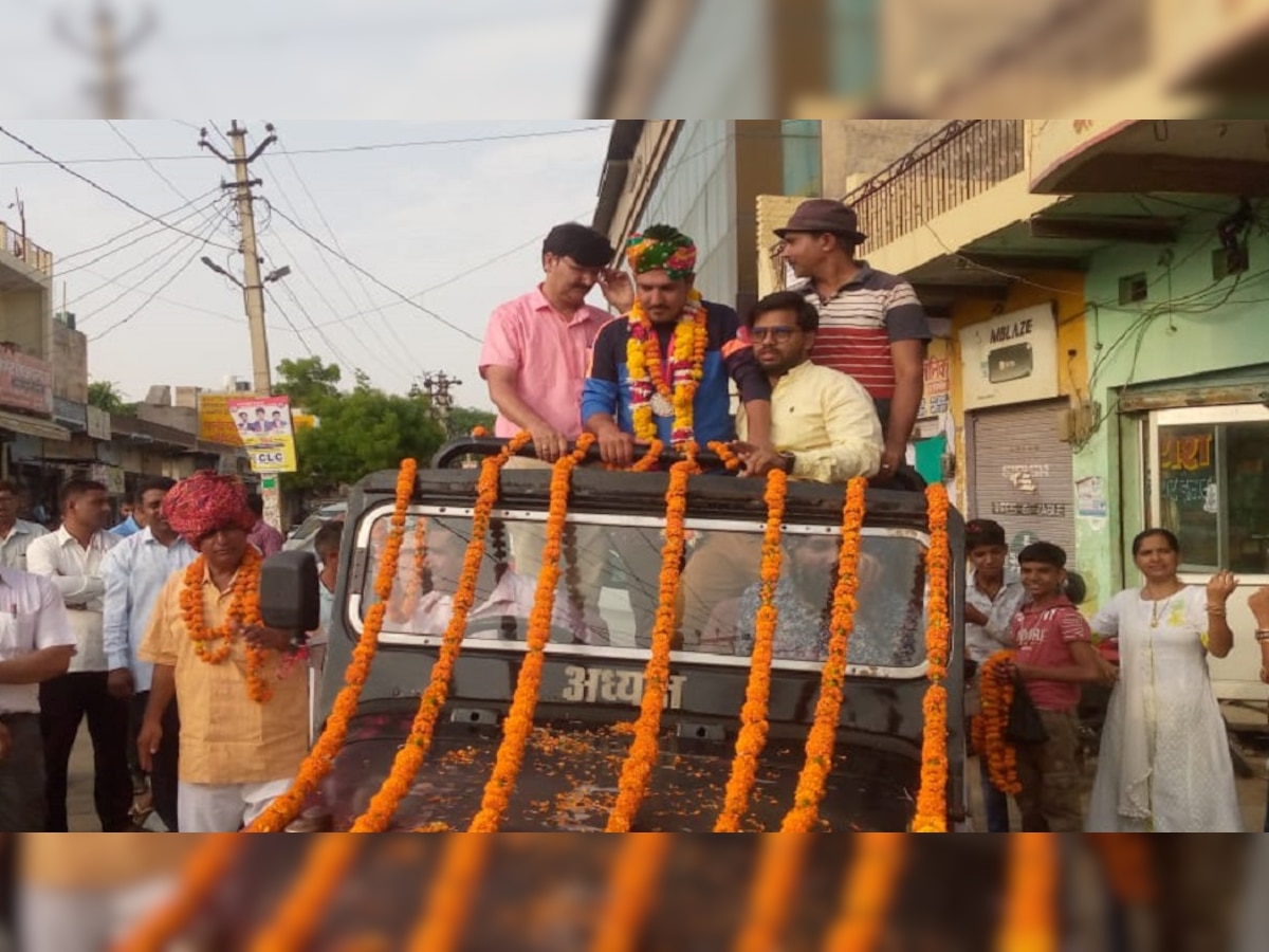 खैरथल के निहाल सिंह यादव ने देश का नाम किया रोशन, कस्बे में निकाला गया विजय जुलूस