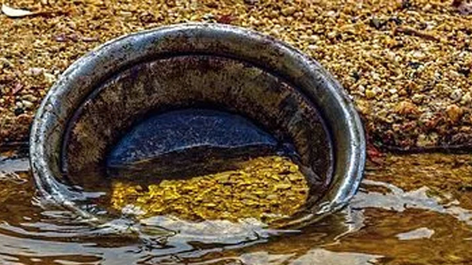 Golden River Swarnarekha River where gold comes out with water