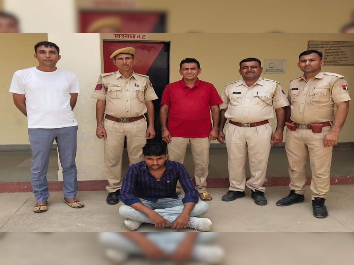 गुड़ामालानी: 2 प्रकरणों में वांछित और 500 रुपये के ईनामी अपराधी को किया गया गिरफ्तार