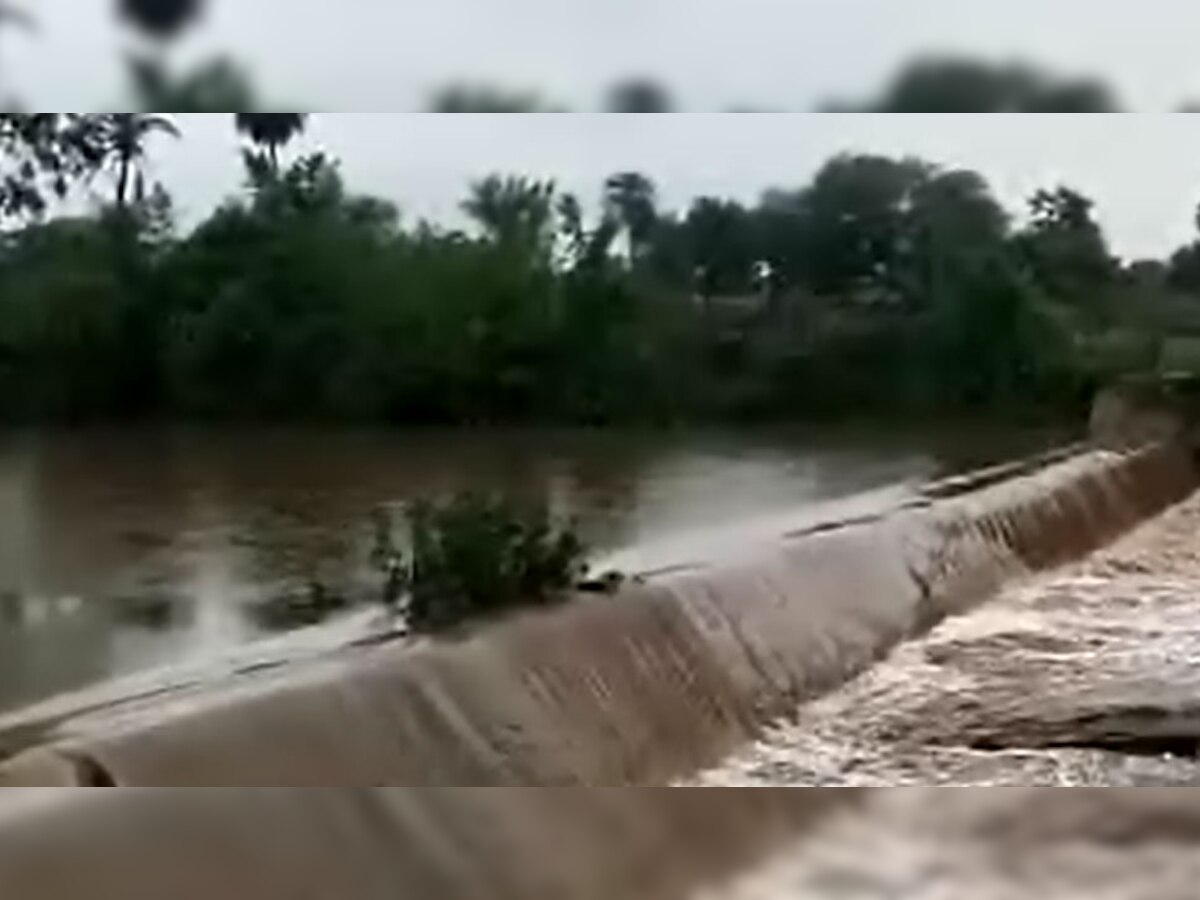 मानसून की पहली झमाझम बारिश से बहने लगी बेगूं की ब्रह्मणी नदी, किसानों में खुशी की लहर