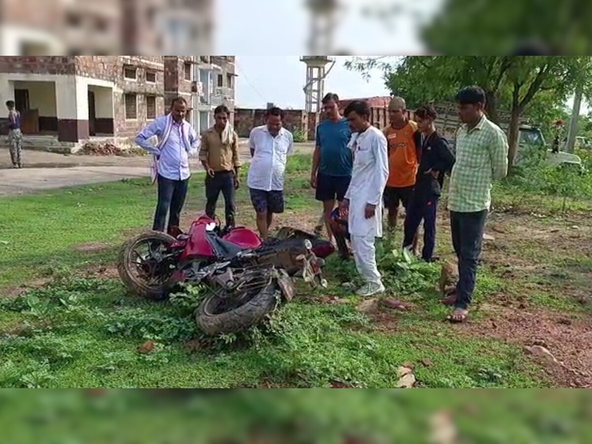 जयपुर से धौलपुर जा रही बस ने बाइक को मारी टक्कर, हादसे में दो की मौत, गांव में छाया मातम 