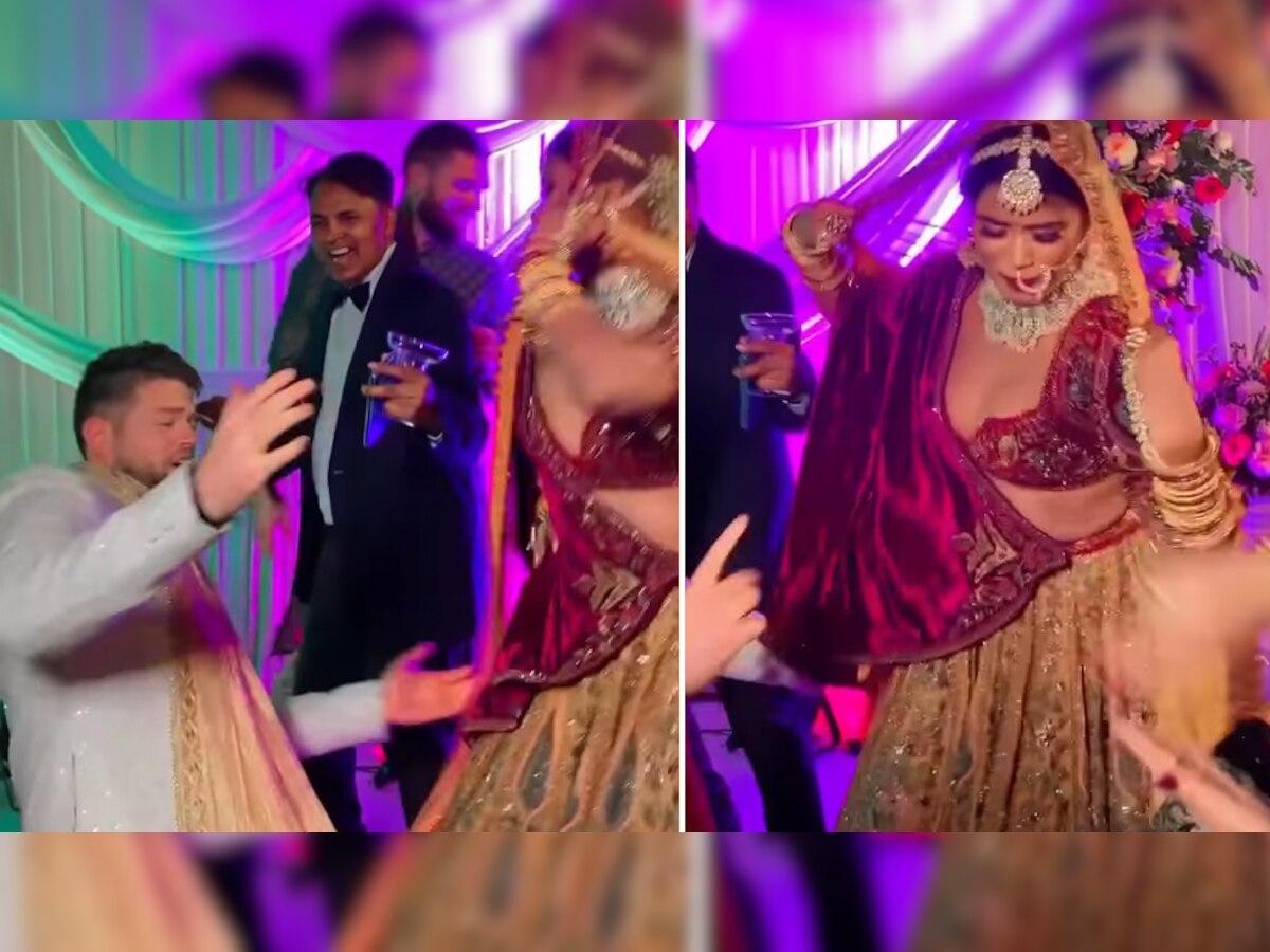 Wedding Video: विदेशी दूल्हे ने जैसे ही सुना 'लॉलीपॉप लागेलू' सॉन्ग, दुल्हन संग भोजपुरिया स्टाइल में किया झमाझम डांस