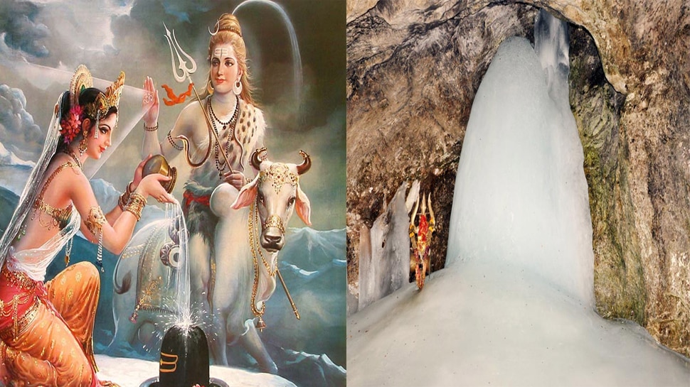 Pictures of Amarnath Yatra trek to Amarnath Cave in Pahalgam Kashmir