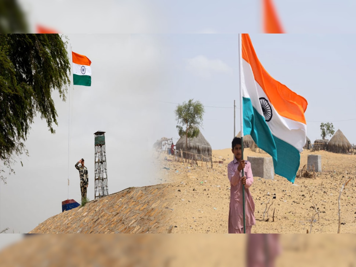 भारत-पाक सरहद पर हर घर में फहराया तिरंगा, BSF का 'हर घर झंडा' प्रोग्राम हुआ शुरू