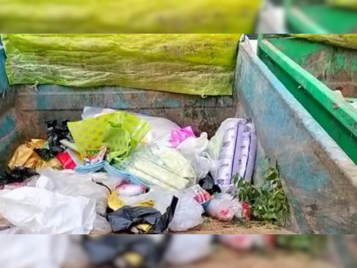 बानसूर नगरपालिका प्रशासन की कार्रवाई, सिंगल यूज प्लास्टिक जब्त, 2500 रुपए का चालान काटा