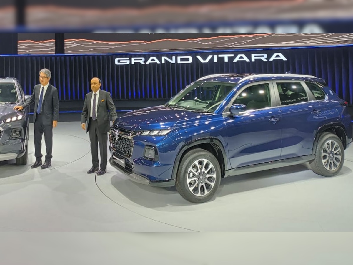 Grand Vitara Unveiled: धांसू है Maruti Suzuki ग्रैंड विटारा SUV का डिजाइन, कंपनी ने किया अनवील 