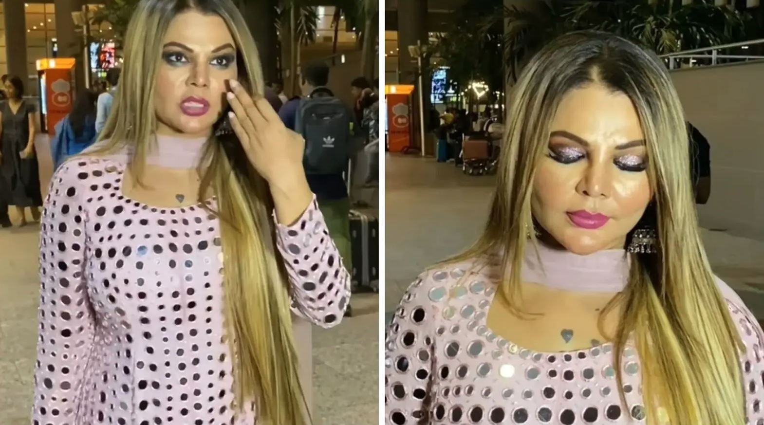 VIDEO: बॉयफ्रेंड के धोखे से राखी सावंत का हुआ था बुरा हाल, अब एयरपोर्ट पर देखते ही बरसाए फूल