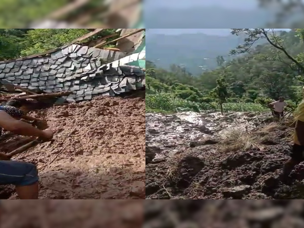 Bilaspur Landslide: तेज बारिश के चलते हुआ लैंडस्लाइड, गौशाला को हुआ भारी नुकसान