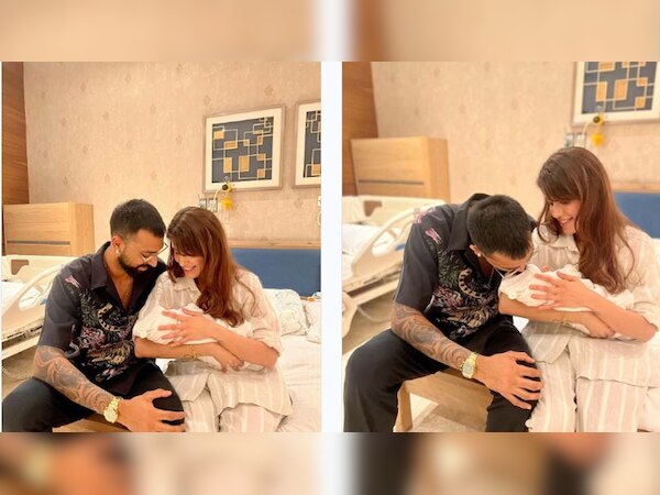 क्रुणाल पांडे और उनकी पत्नी पंखुड़ी 