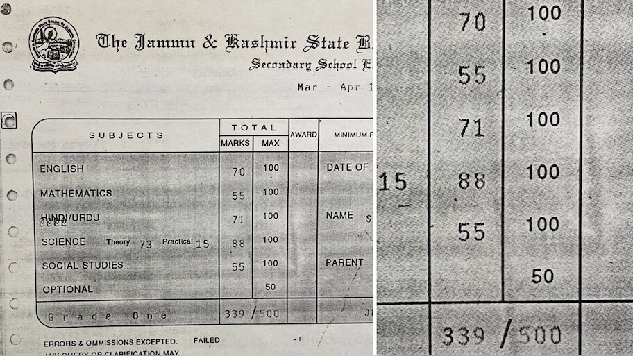 IAS officer showed his board marksheet to everyone lowest marks in ...