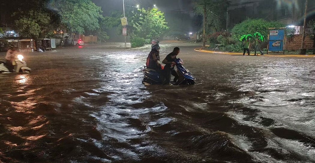 Warning Of Heavy Rain In Half A Dozen Districts Of Rajasthan Flood ...