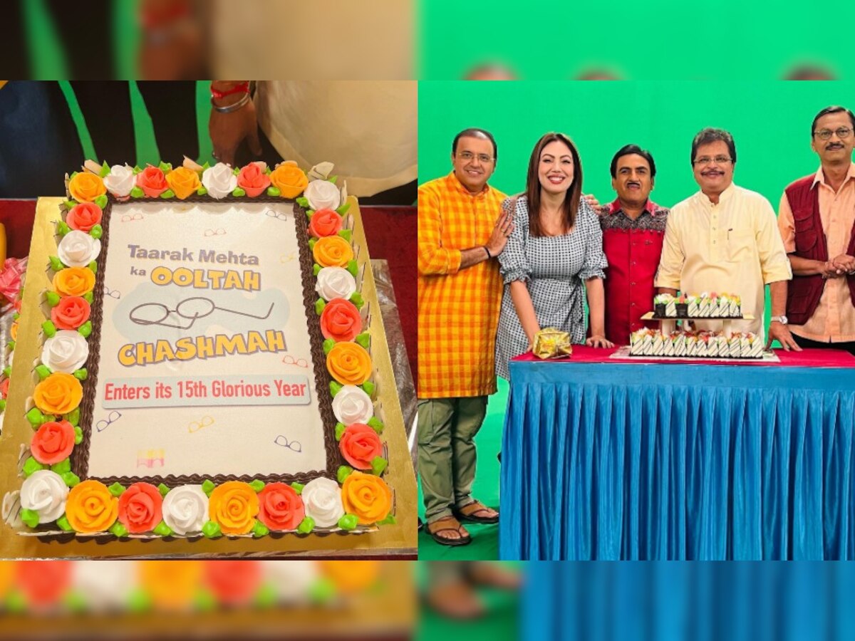 TMKOC: तारक मेहता का उल्टा चश्मा शो ने पूरे किए 14 साल, केक काट मनाया जश्न