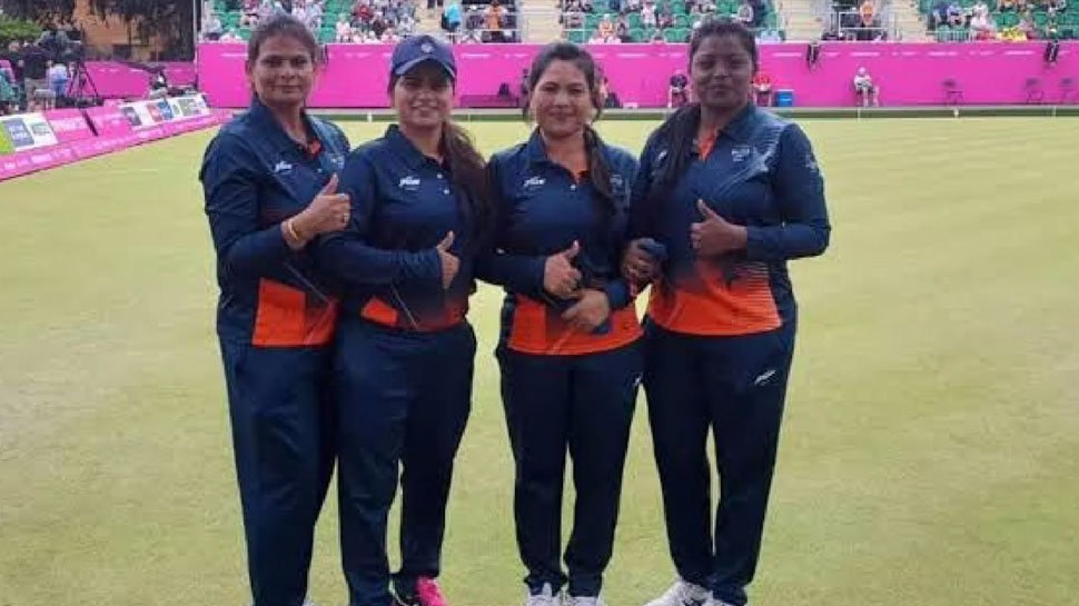 India lawn bowls team won historic gold medal match at 2022
