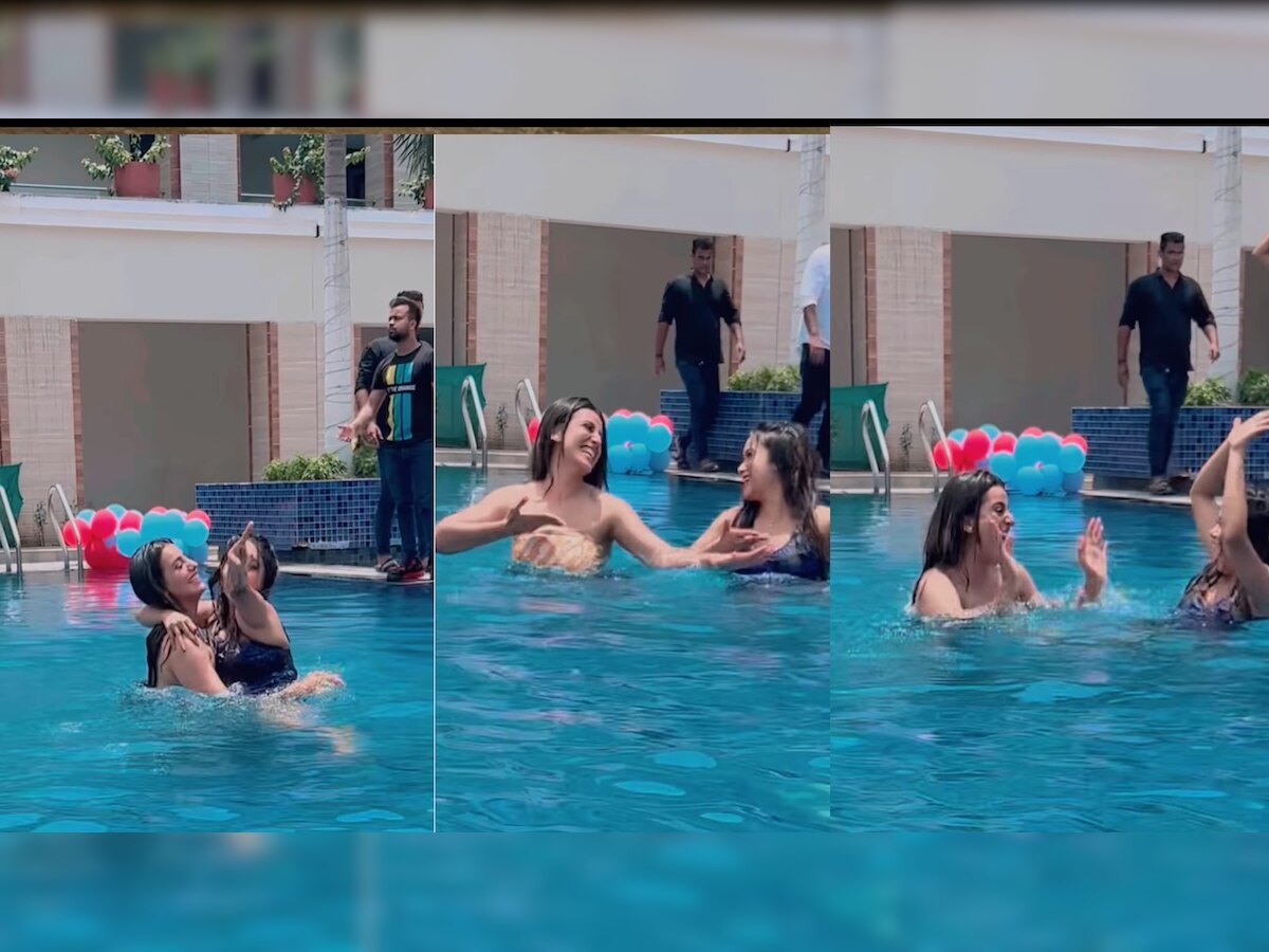  Bhojpuri Video: स्वीमिंग पूल में मस्ती कर रहीं अक्षरा सिंह, वीडियो सोशल मीडिया पर उड़ा रहा गर्दा 