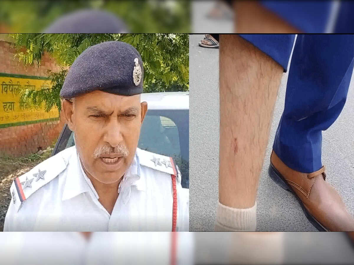 सिरसा में पुलिस अधिकारी पर हुआ हमला, CCTV में कैद हुआ अधिकारी पर गाड़ी चढ़ाने का वीडियो 