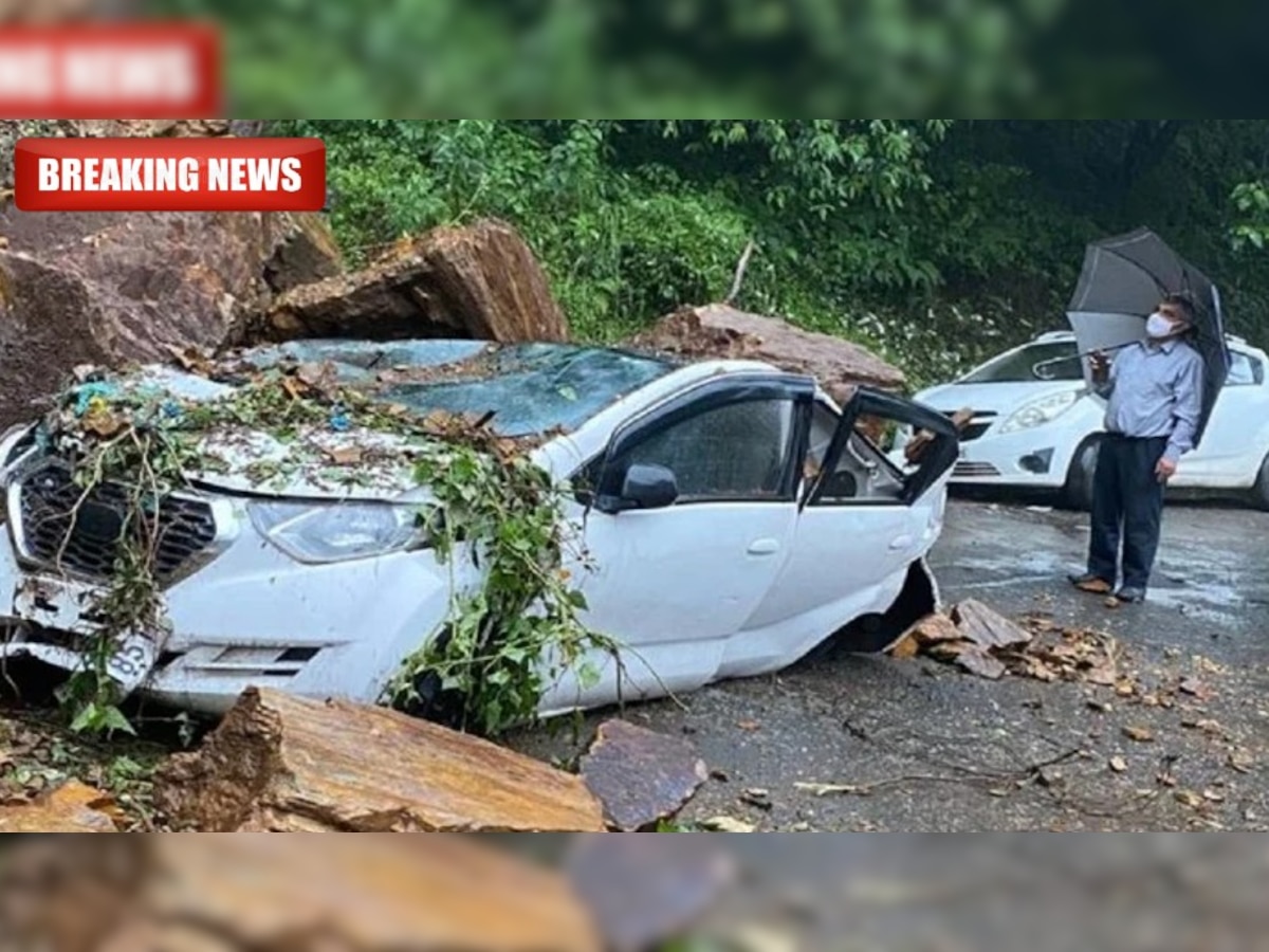 Landslide in Shimla: शिमला-कालका रेल ट्रैक पर अचानक गिरा पहाड़, बाल-बाल बचे पैसेंजर