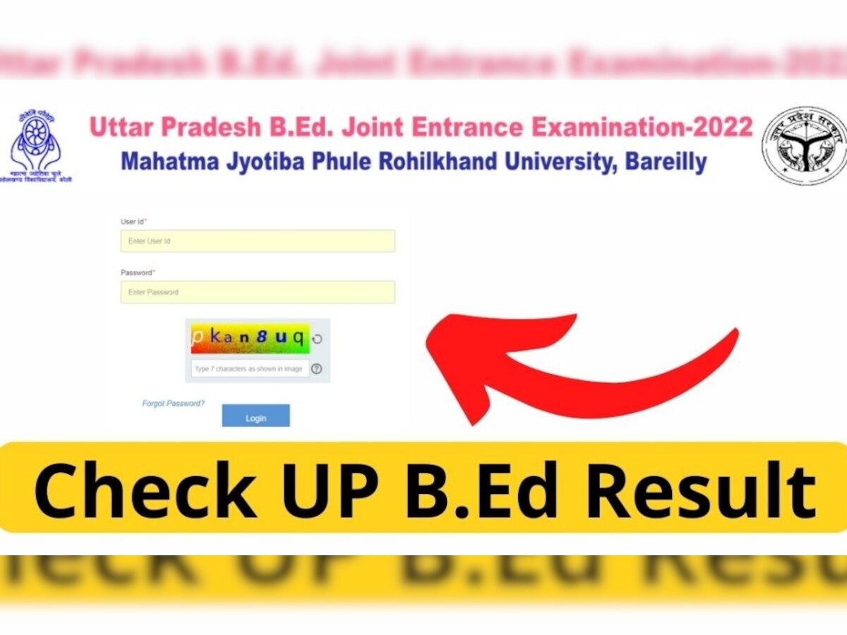 UP B.Ed. Result