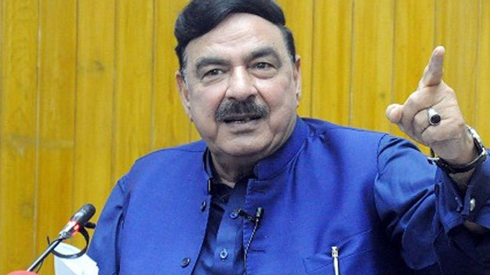 former Pak minister Sheikh Rasheed seen spitting during a live TV ...