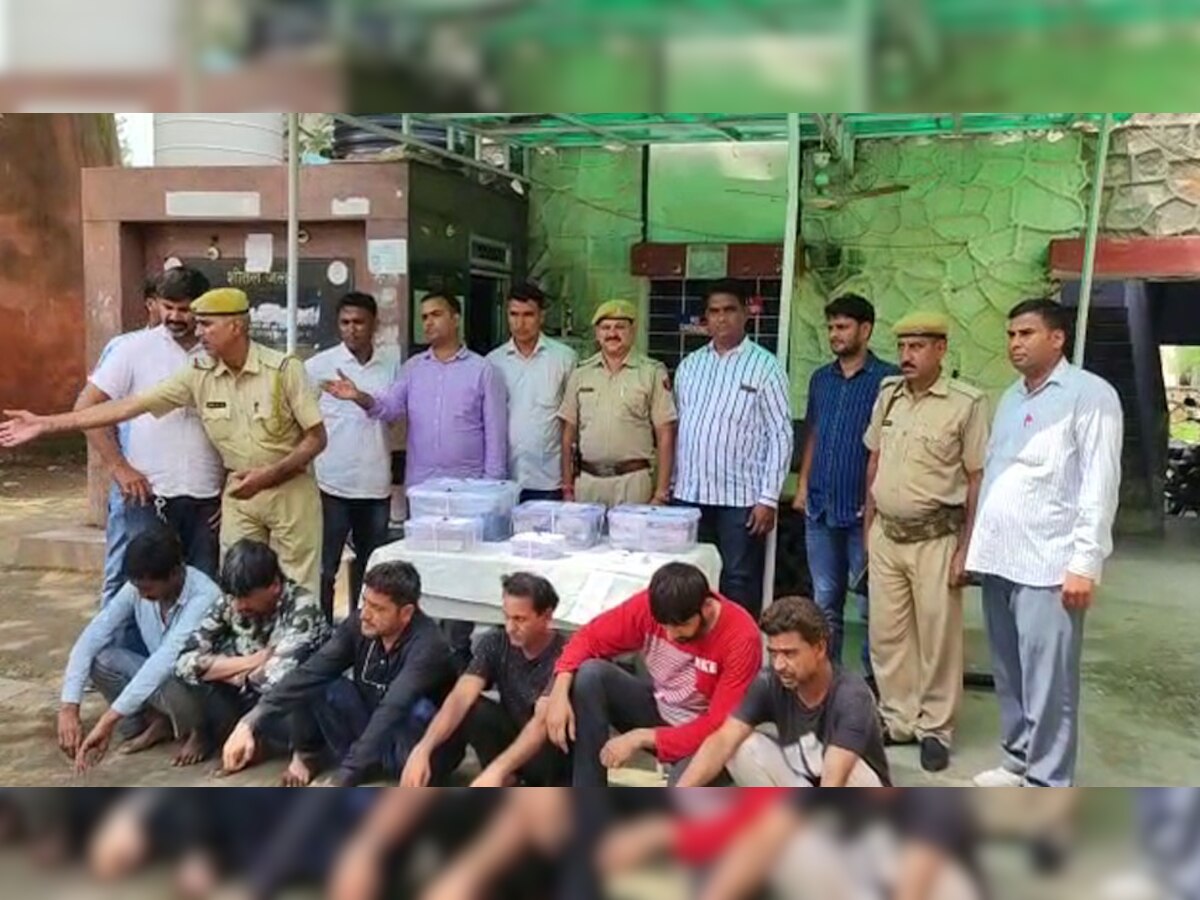 पुलिस की गिरफ्त में ओरोपी 