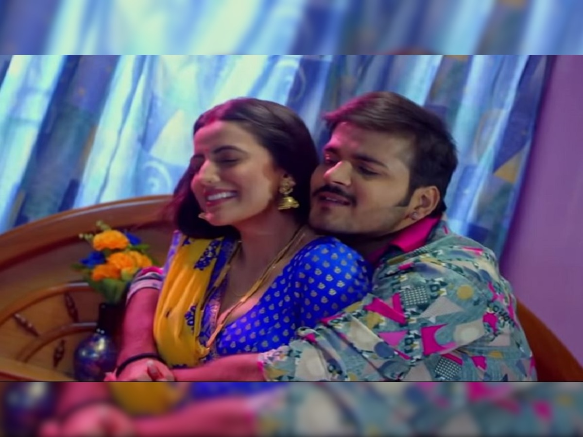 Bhojpuri Film: अरविंद अकेला कल्लू और अक्षरा सिंह की पहली भोजपुरी फिलम 'शुभ घड़ी आयो' रिलीज, सिनेमाघरों में लगी दर्शकों की भीड़ 