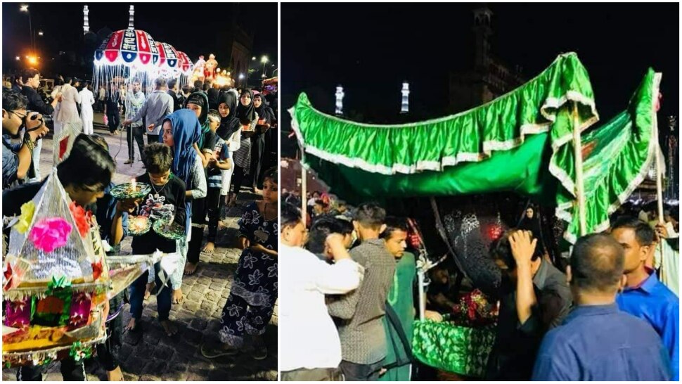 Mehndi ceremony performed under the procession of Muharram | ब्यावर: मोहर्रम  के जुलूस के तहत मेहंदी की रस्म की अदा, जानें पूरी खबर | Hindi News, अजमेर