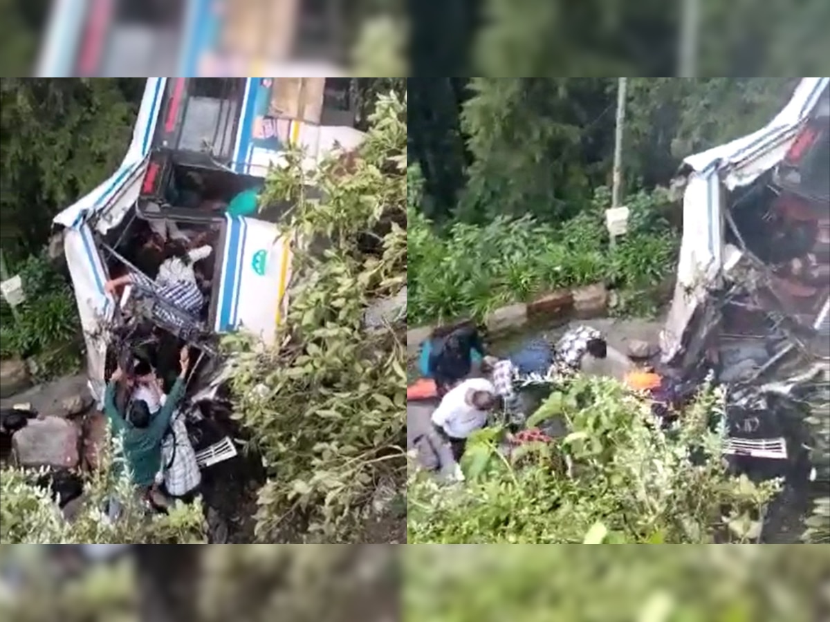 Mussoorie Bus Accident: यात्रियों की जान खतरे में पड़ी, खाई में गिरते-गिरते बची रोजवेज बस