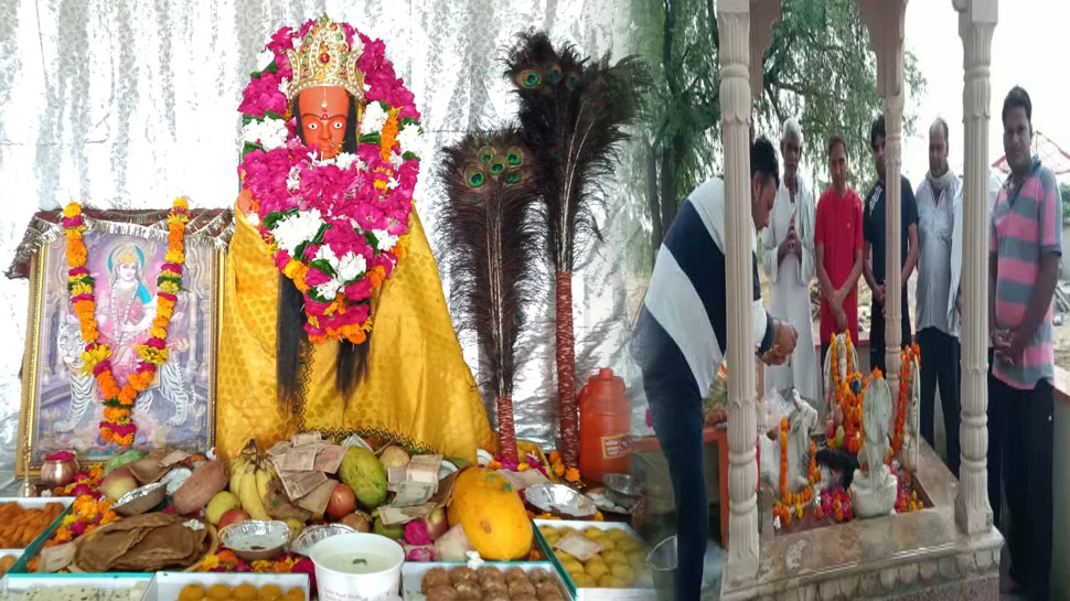 Sawai Madhopur: A huge bhandara organized at Lakeshwari Mata Temple on the last Monday of Sawan month