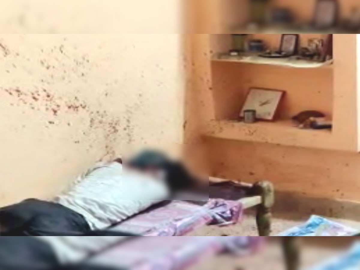 चूरू के सुजानपुर में व्यक्ति की निर्मम हत्या, कमरे की दीवार तक पहुंची खून की छीटें
