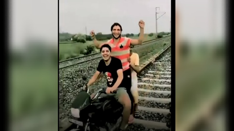 Bike was run on railway track, police action, know what are the rules related to railway track