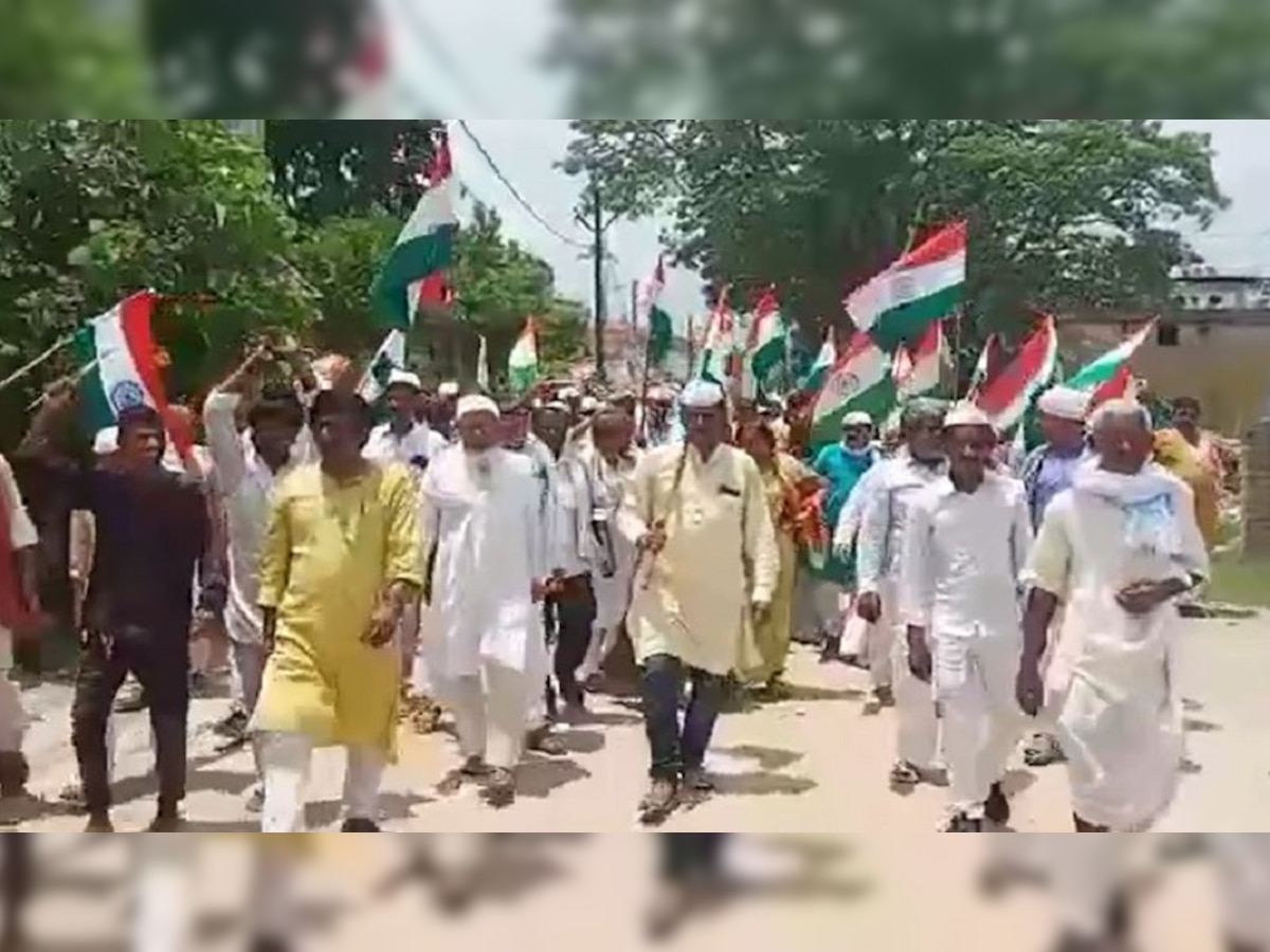 कांग्रेस ने निकाली 'आजादी गौरव यात्रा', हर जिले में 75 किलोमीटर की पदयात्रा